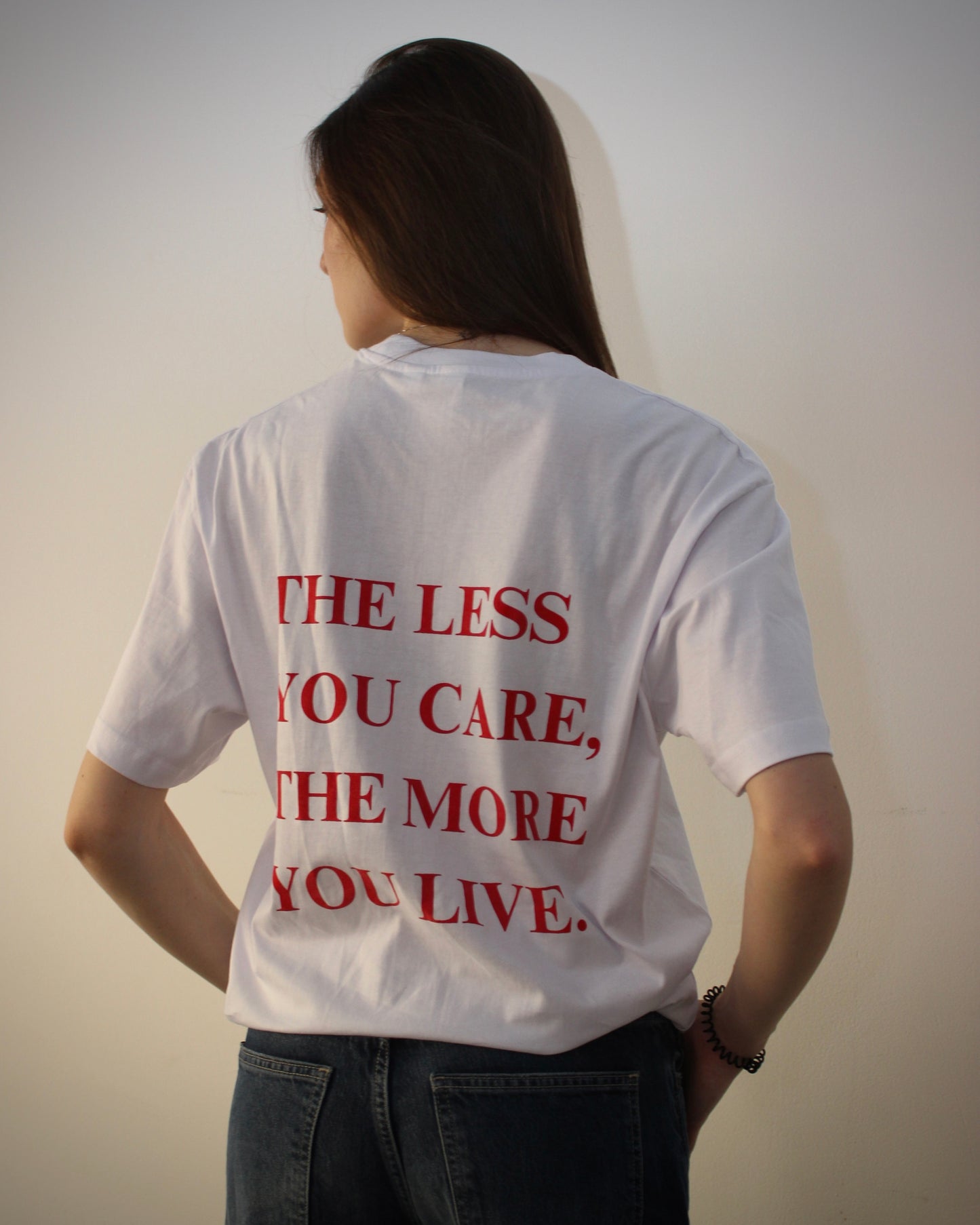 t-shirt SGM x THE LESS YOU CARE, THE MORE YOU LIVE