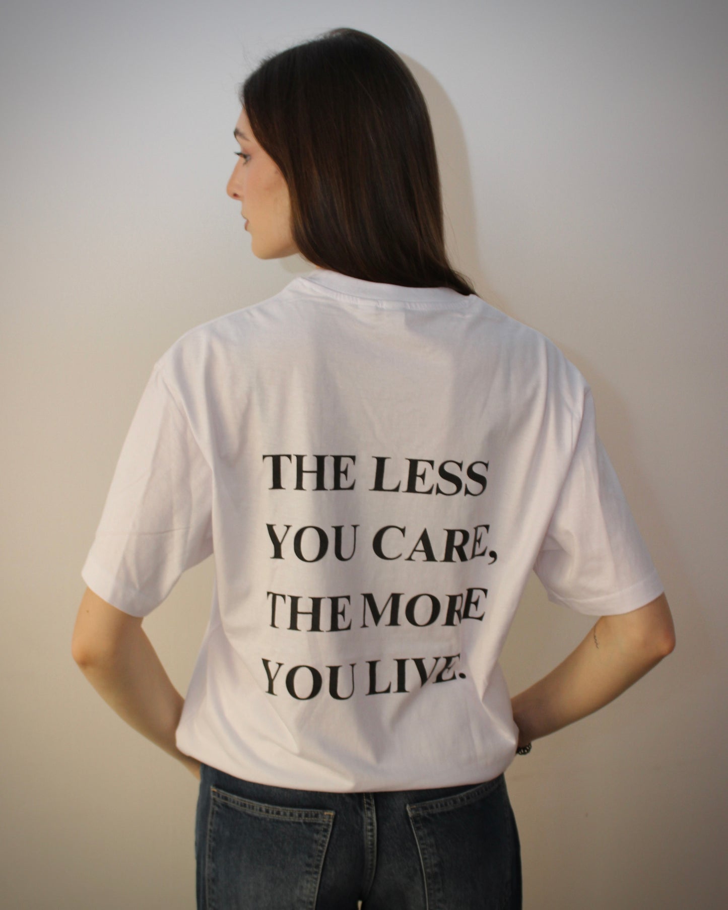 t-shirt SGM x THE LESS YOU CARE, THE MORE YOU LIVE