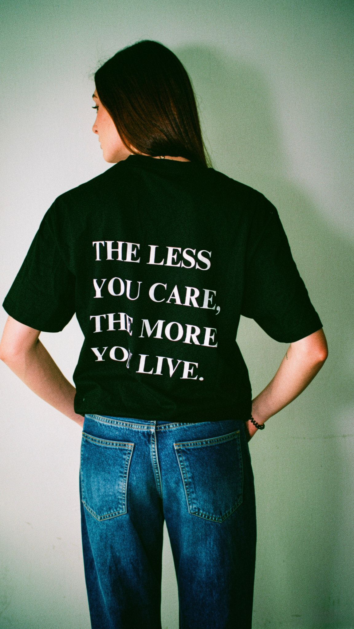 t-shirt SGM x THE LESS YOU CARE, THE MORE YOU LIVE